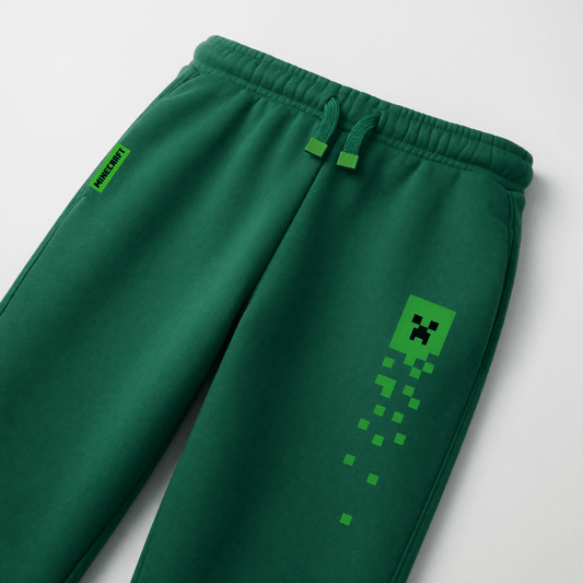 Pantalón de Buzo Niño Minecraft Creeper Verde - Pantalones Chile | The Brands Club cl