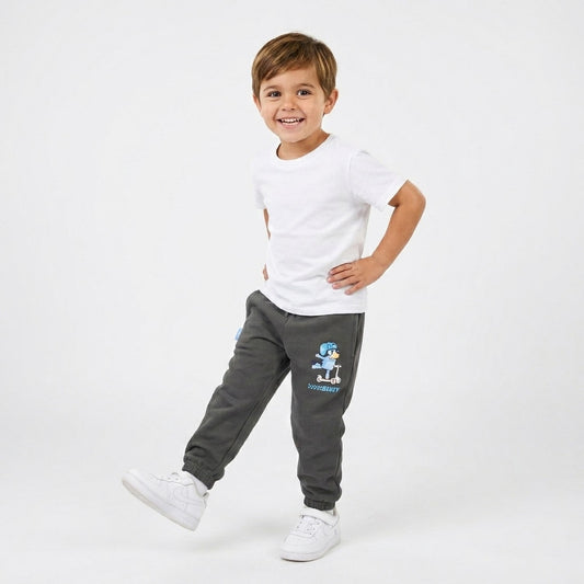 Pantalón de Buzo Niño Bluey Estampado Gris - Pantalones Chile | The Brands Club cl