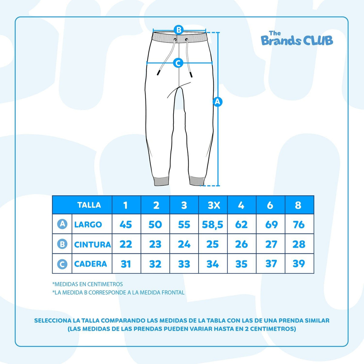 Pantalón de Buzo Niño Estampado Gris Bluey - Pantalones Chile | The Brands Club cl