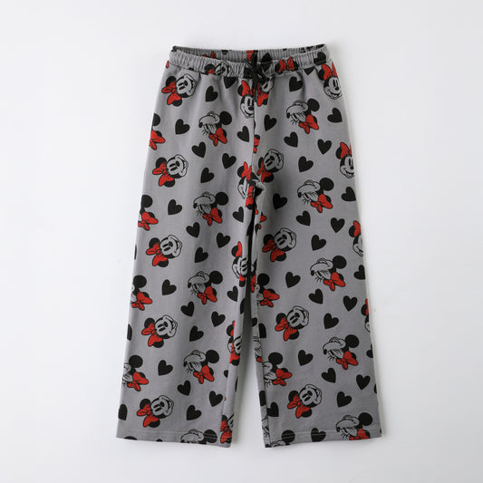 Pantalón de Buzo Niña Minnie Disney Palazzo Full Print Gris - Pantalones Chile | The Brands Club cl