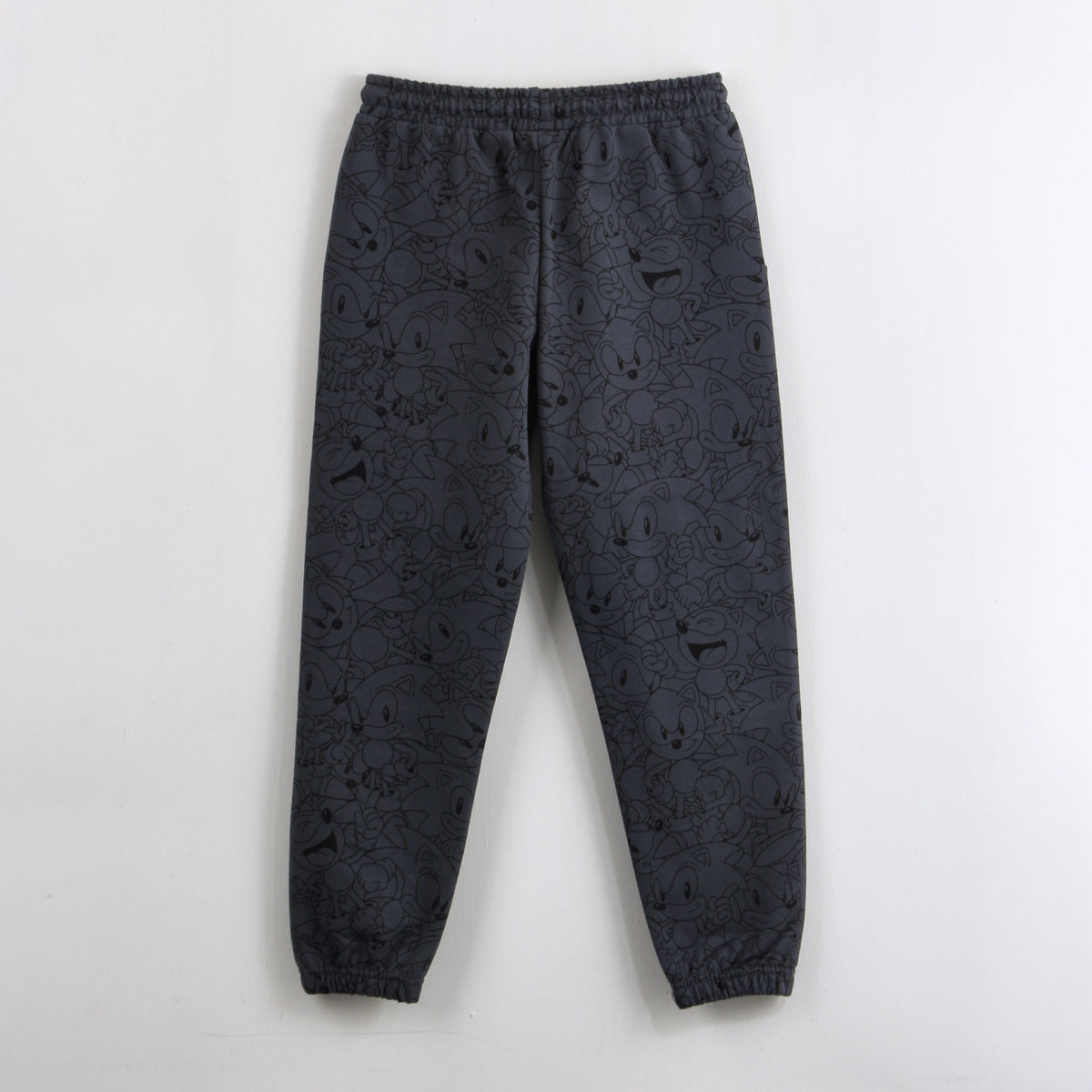 Pantalón de Buzo Niño Full Print Negro Sonic - Pantalones Chile | The Brands Club cl