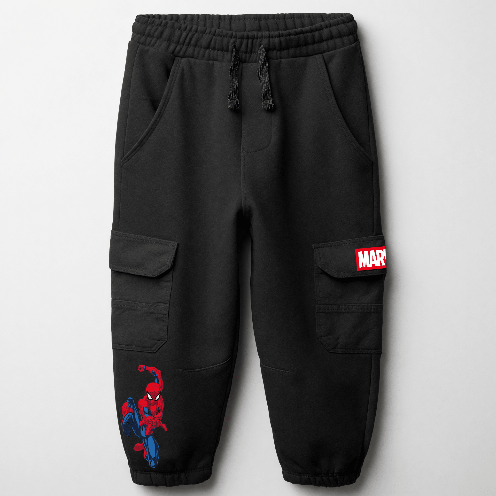 Pantalón de Buzo Niño Spiderman Marvel Cargo Negro - Pantalones Chile | The Brands Club cl