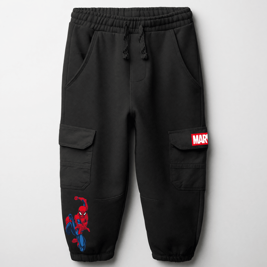 Pantalón de Buzo Niño Spiderman Marvel Cargo Negro - Pantalones Chile | The Brands Club cl