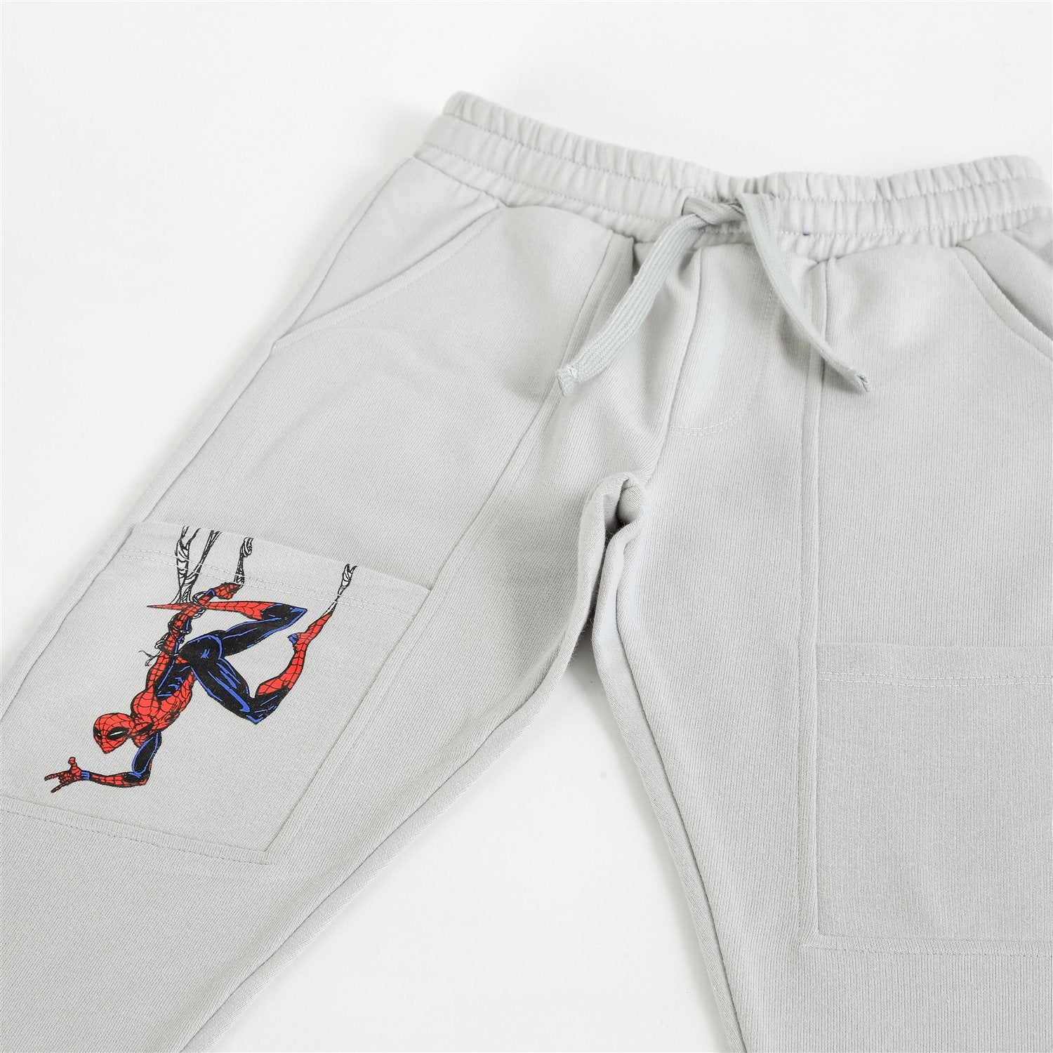 Pantalón de Buzo Niño Spiderman Gris Marvel