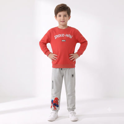 Pantalón de Buzo Niño Spiderman Marvel Gris