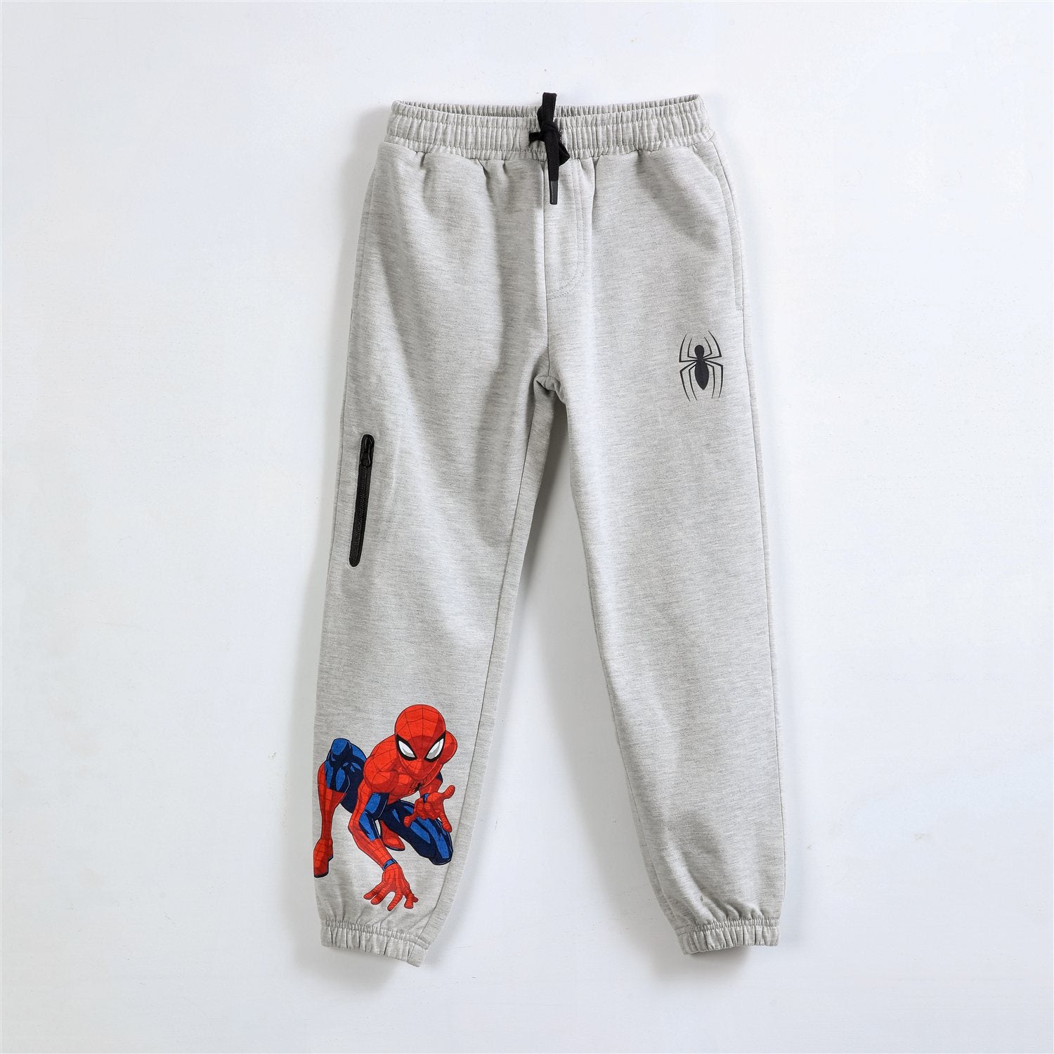 Pantalón de Buzo Niño Spiderman Gris Marvel