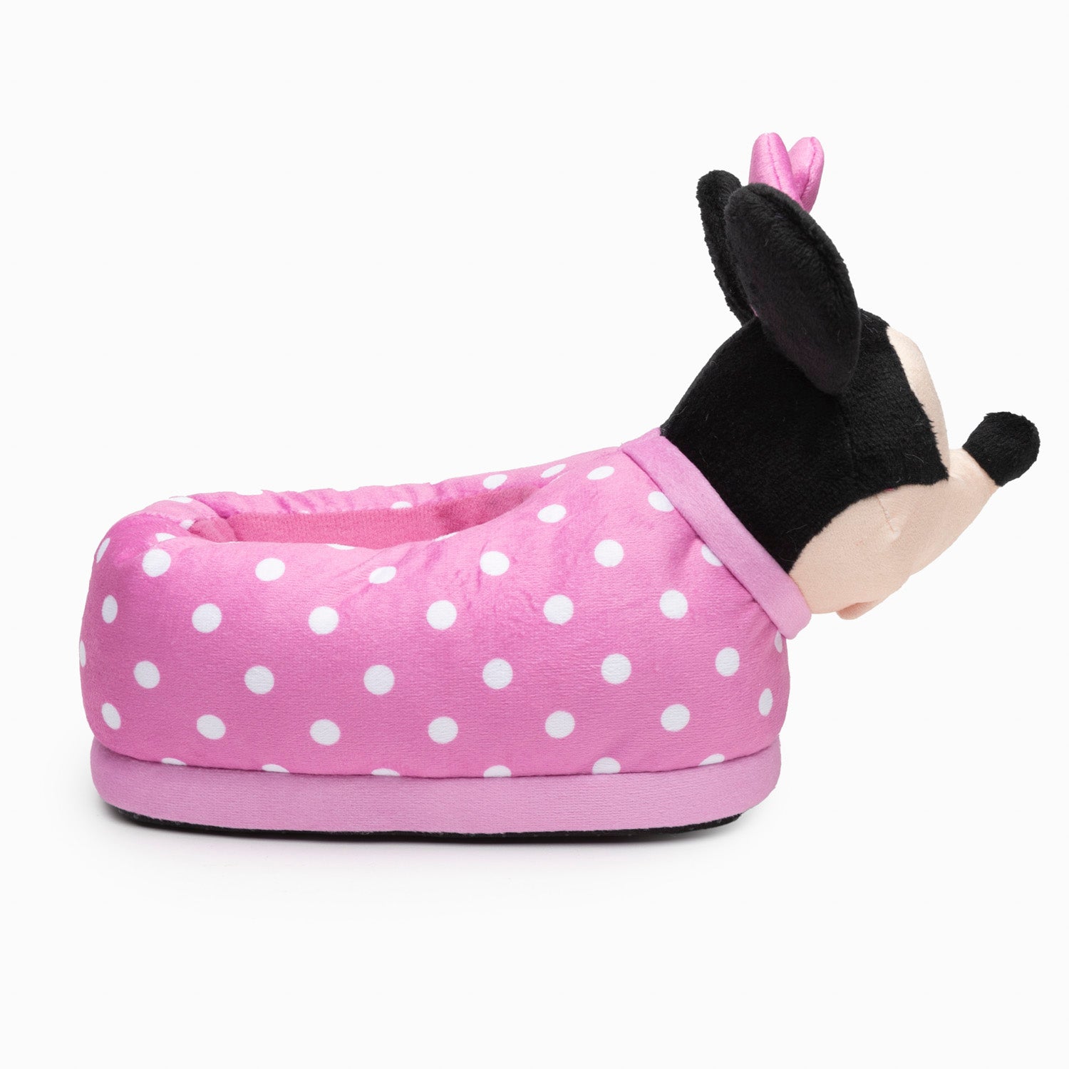 Pantufla 3D Niña Rosada Minnie Disney