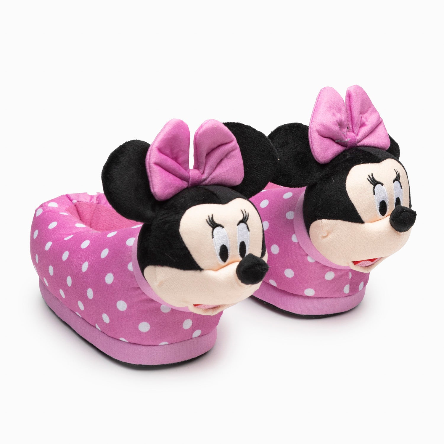 Pantufla 3D Niña Rosada Minnie Disney