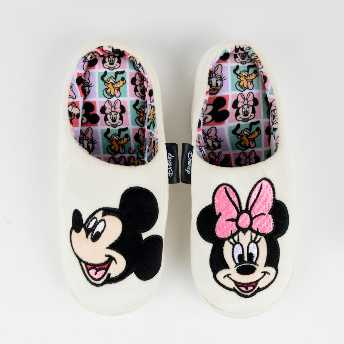 Pantufla Mujer Mickey Beige Disney