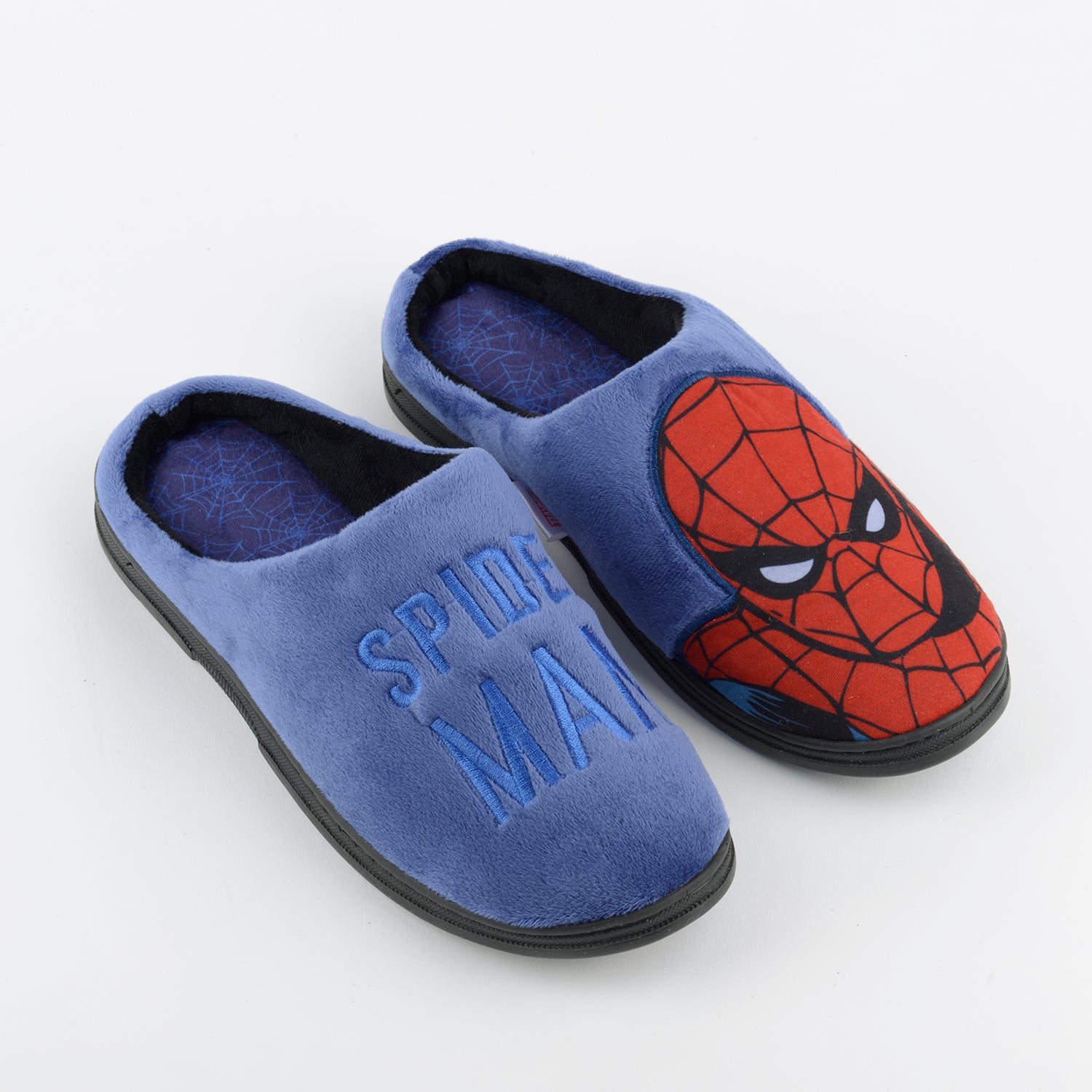 Pantufla Hombre Saltando Azul Spiderman