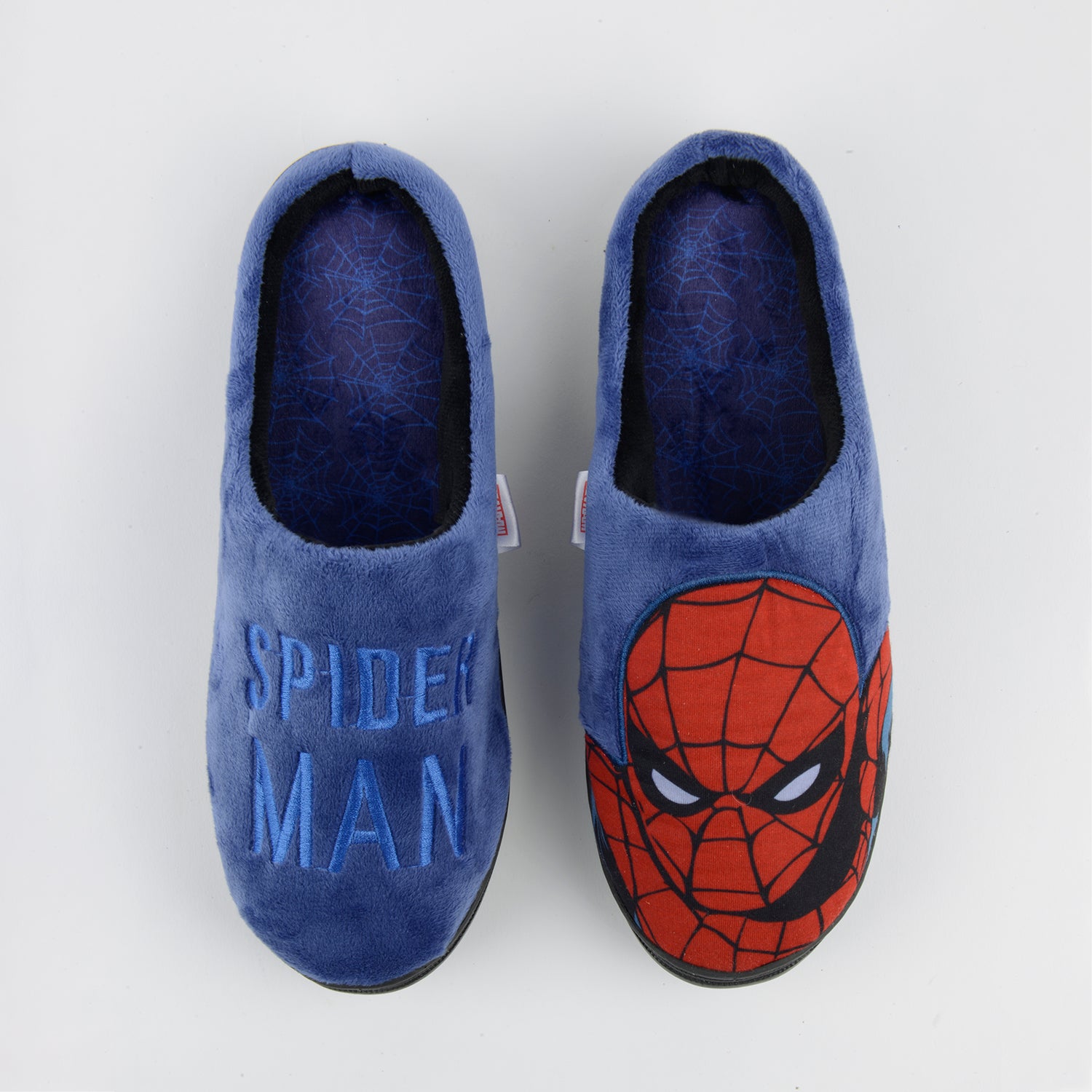 Pantufla Hombre Saltando Azul Spiderman