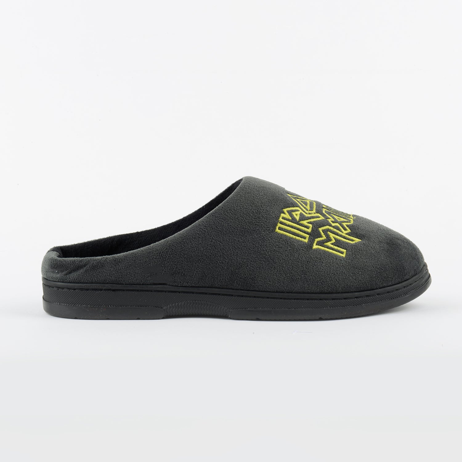 Pantufla Hombre Calaveras Gris Iron Maiden