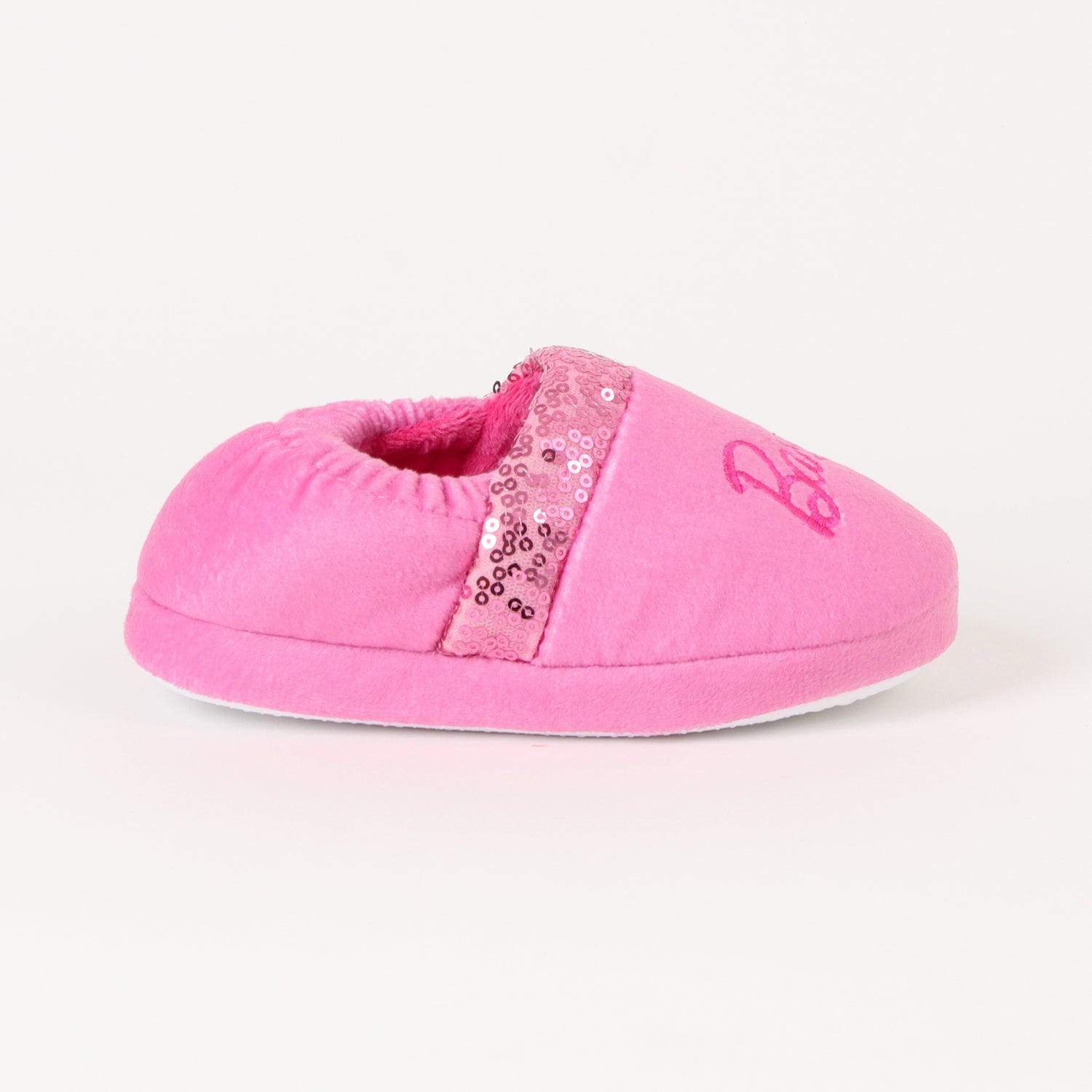 Pantufla Niña Lentejuelas Rosado Barbie