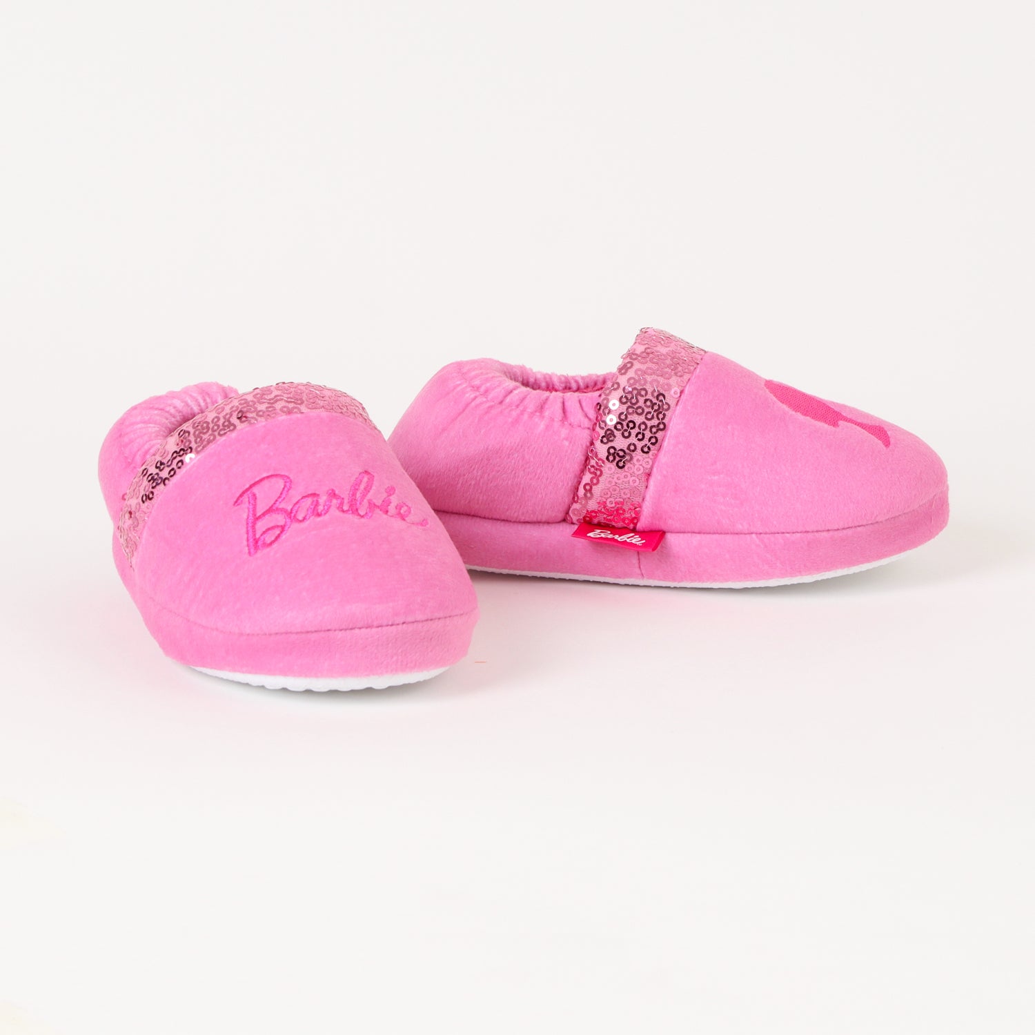 Pantufla Niña Lentejuelas Rosado Barbie