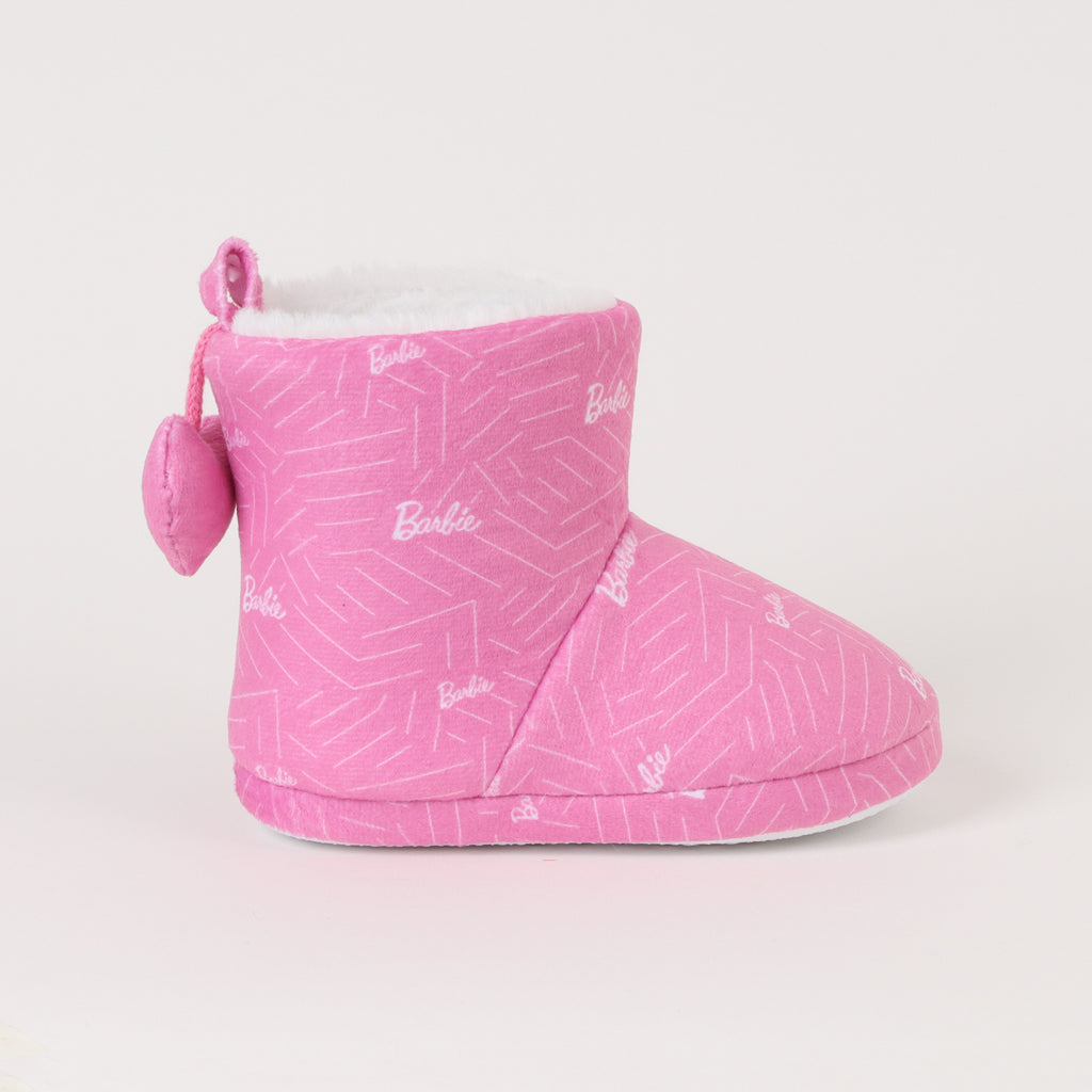 Pantufla Niña Pompom Rosado Barbie