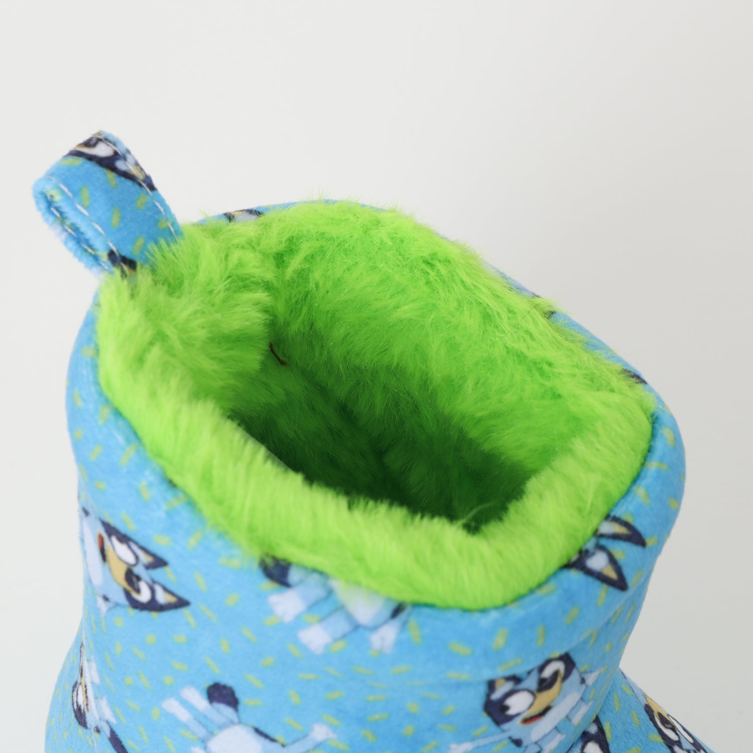 Pantufla Niño Green Spots Azul Bluey