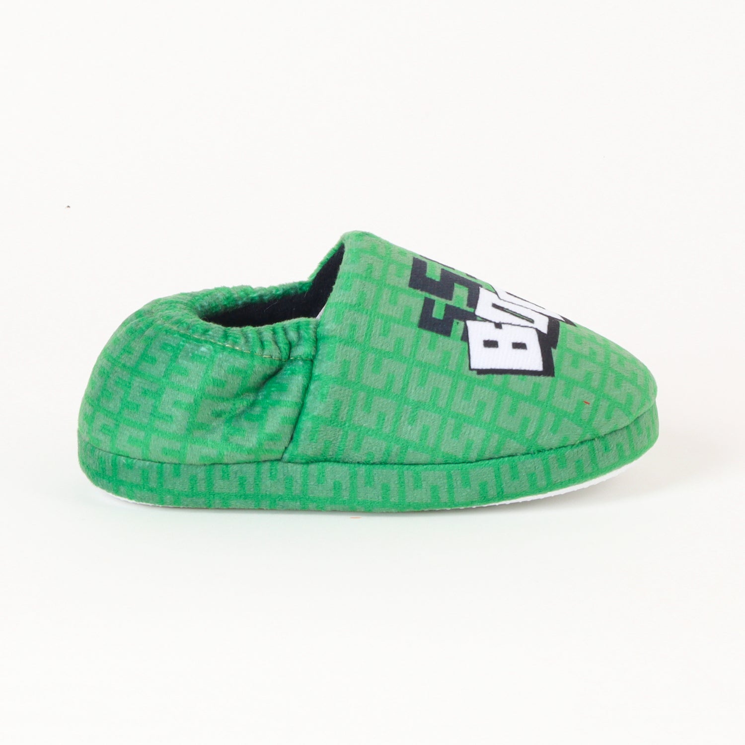 Pantufla Niño Sss Boom Verde Minecraft