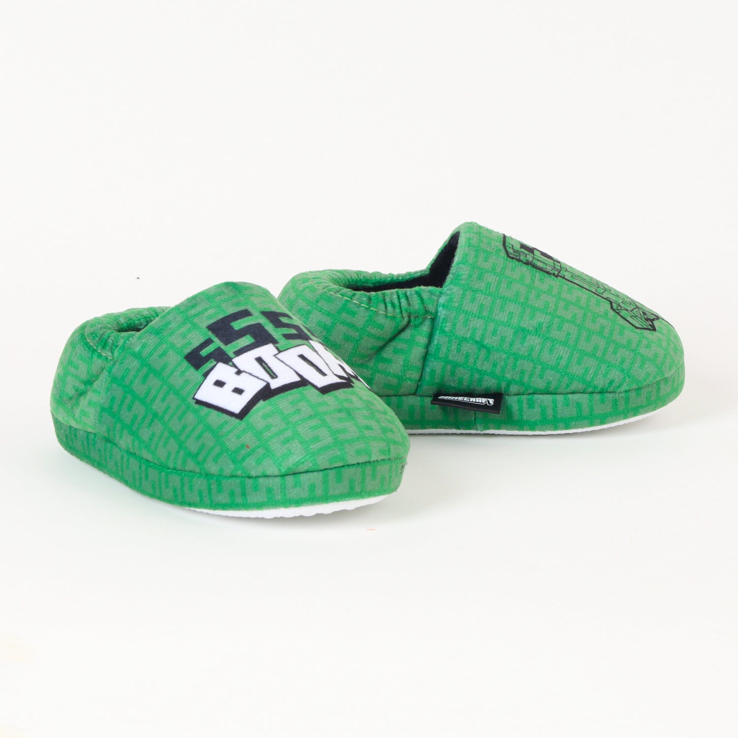 Pantufla Niño Sss Boom Verde Minecraft