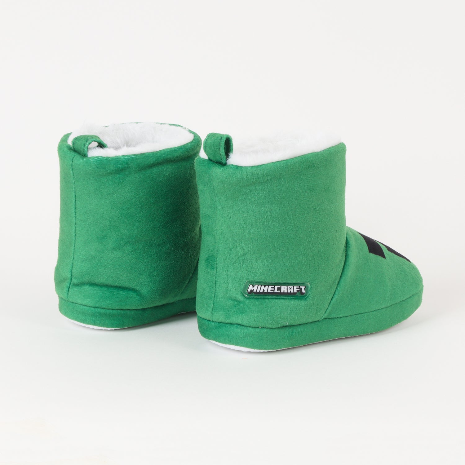 Pantufla Bota Niño Creeper Verde Minecraft
