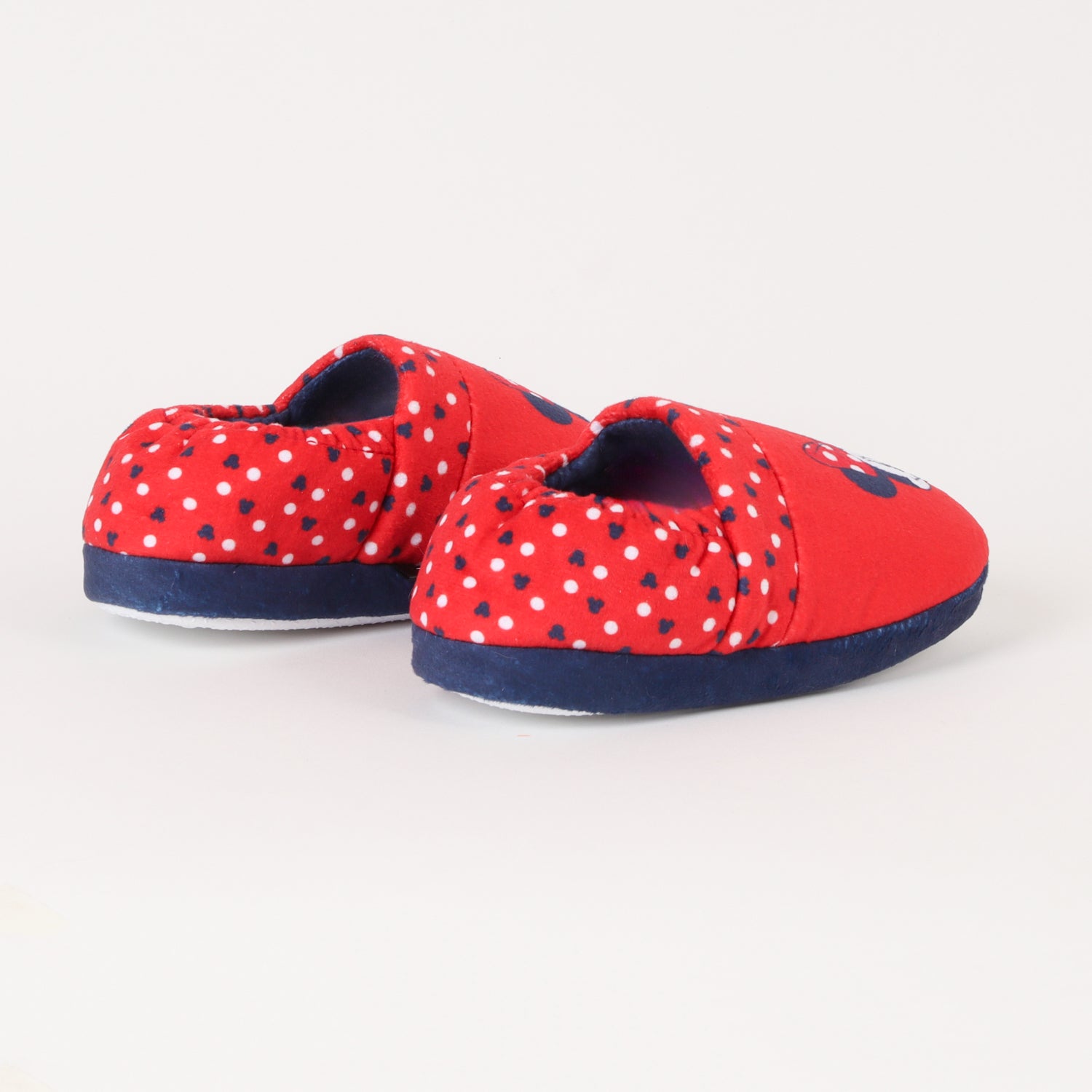Pantufla Niña Minnie Dots Rojo Disney