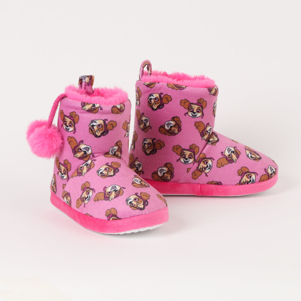Pantufla Bota Niña Sky All Print Rosado Paw Patrol