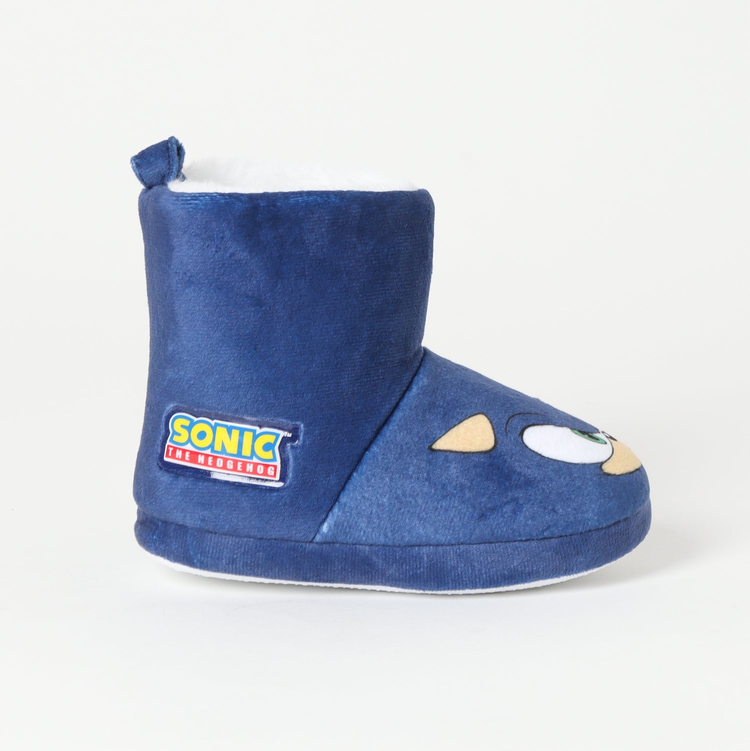 Pantufla Bota Niño Face Azul Sonic