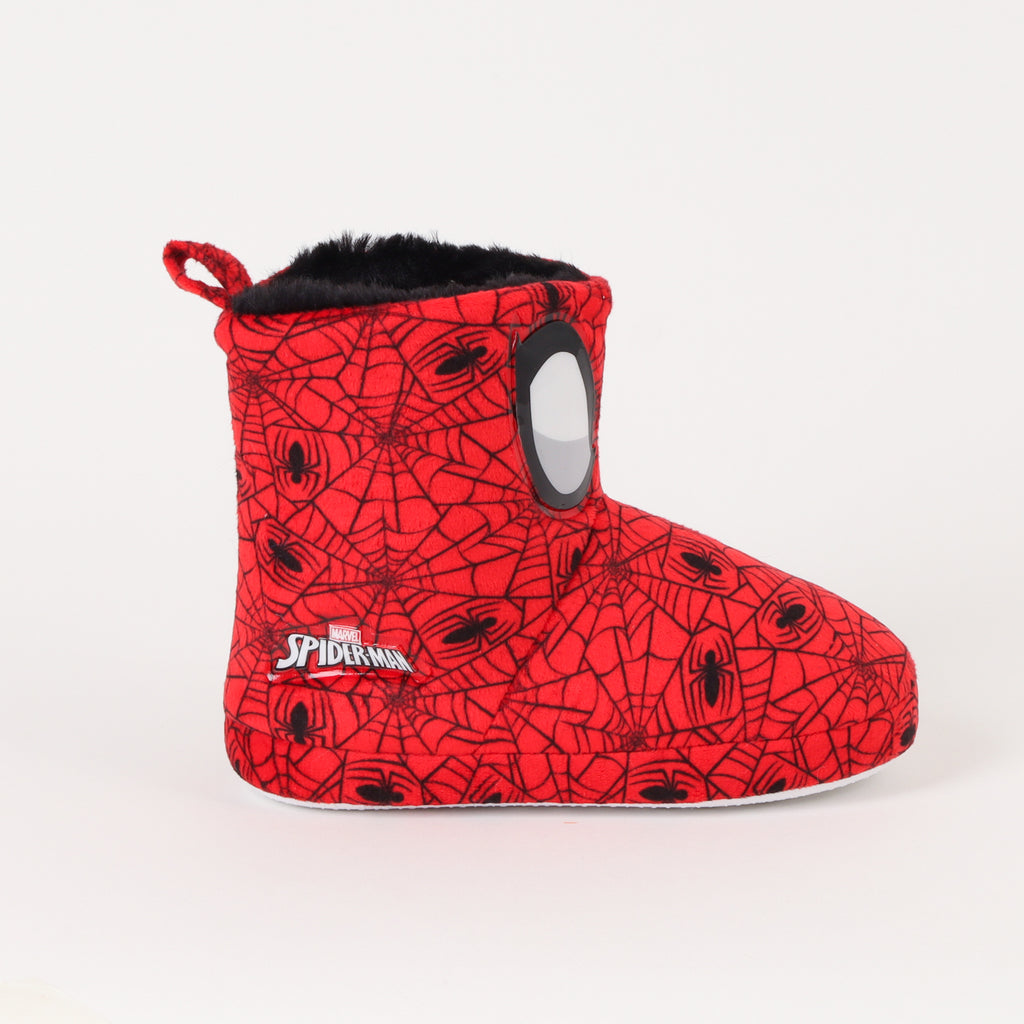 Pantufla Bota Niño Spiderman Spidey Net Rojo Marvel