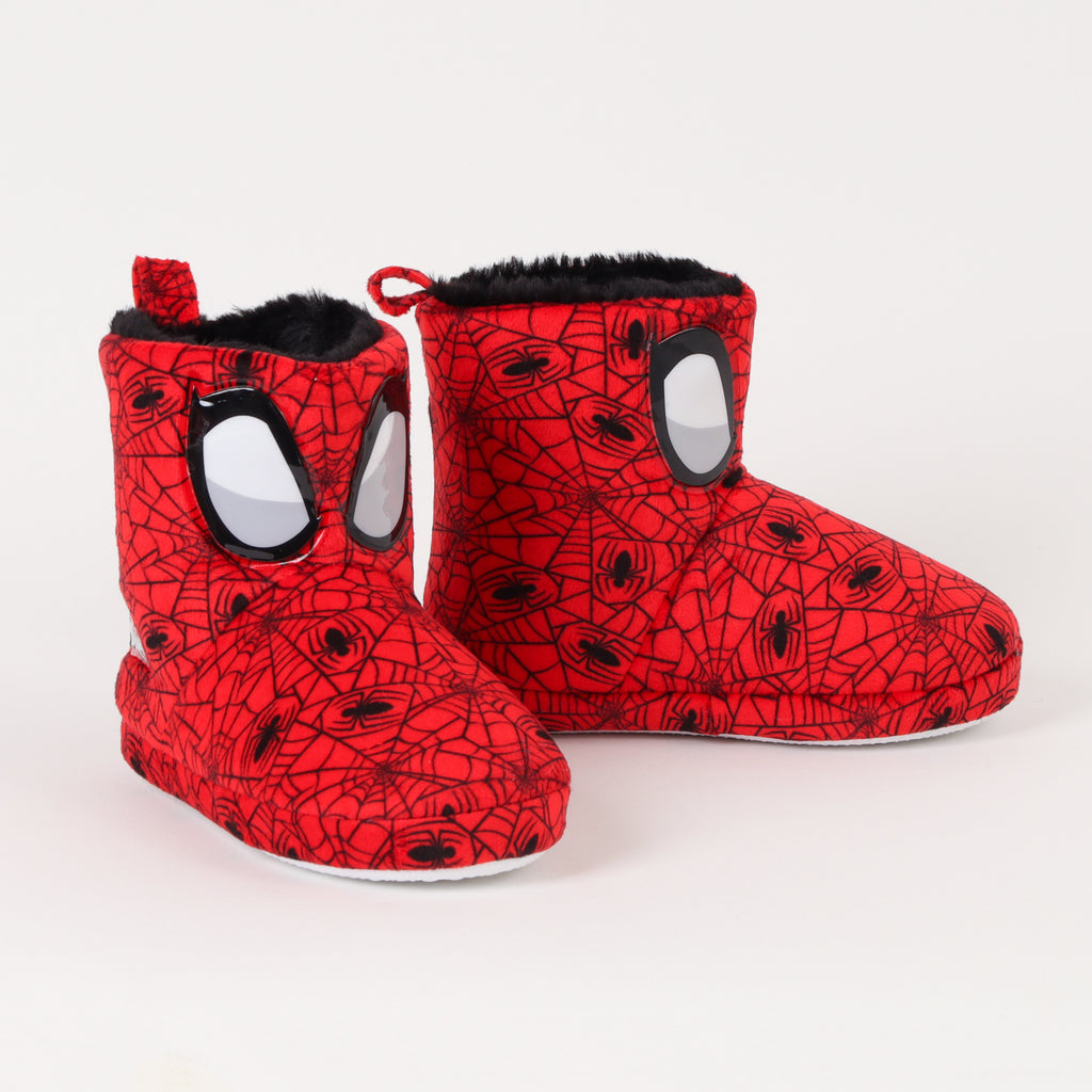 Pantufla Bota Niño Spiderman Spidey Net Rojo Marvel