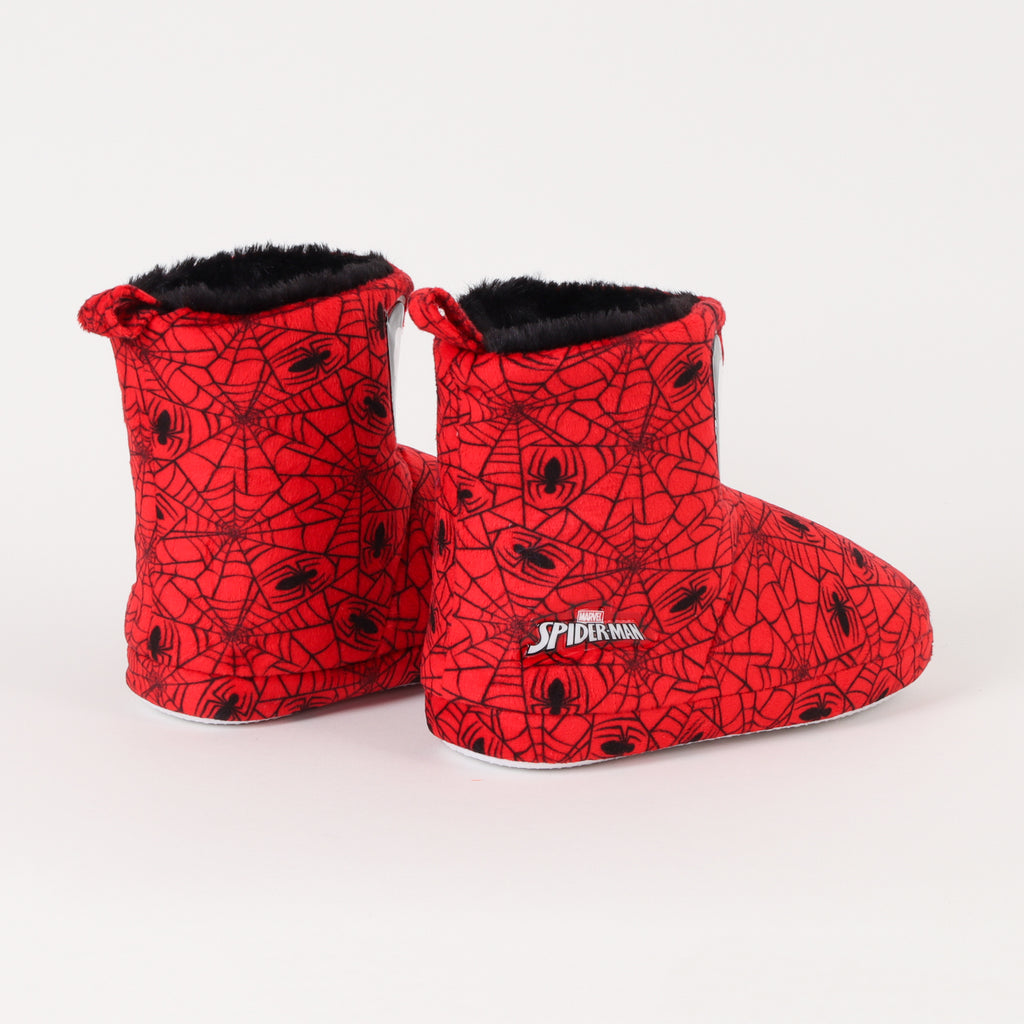 Pantufla Bota Niño Spiderman Spidey Net Rojo Marvel