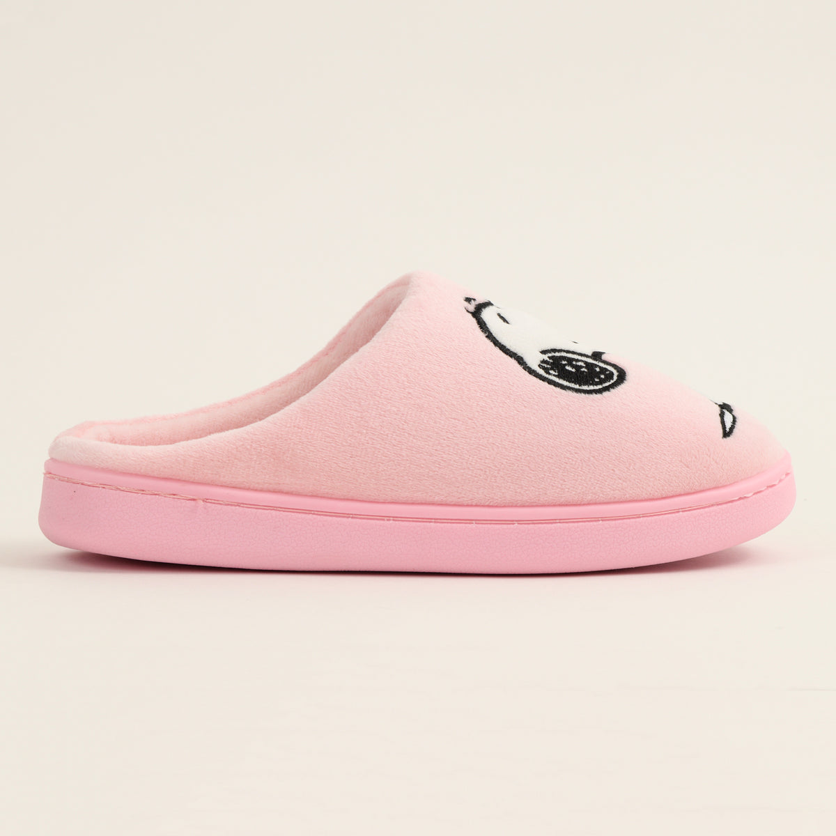 Pantufla Mujer Abrazo Rosado Snoopy