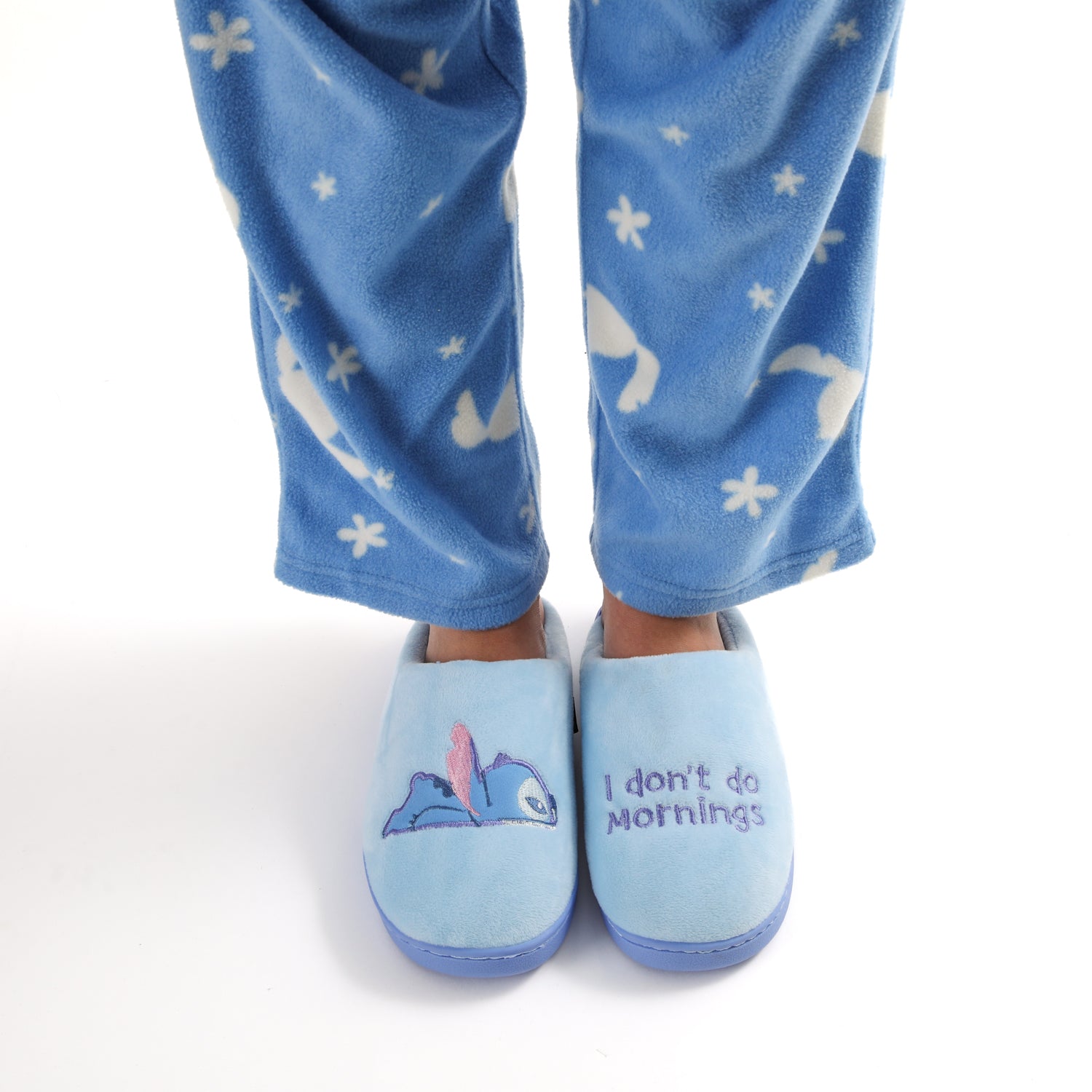 Pantufla Mujer Lilo & Stitch Morning Celeste Disney