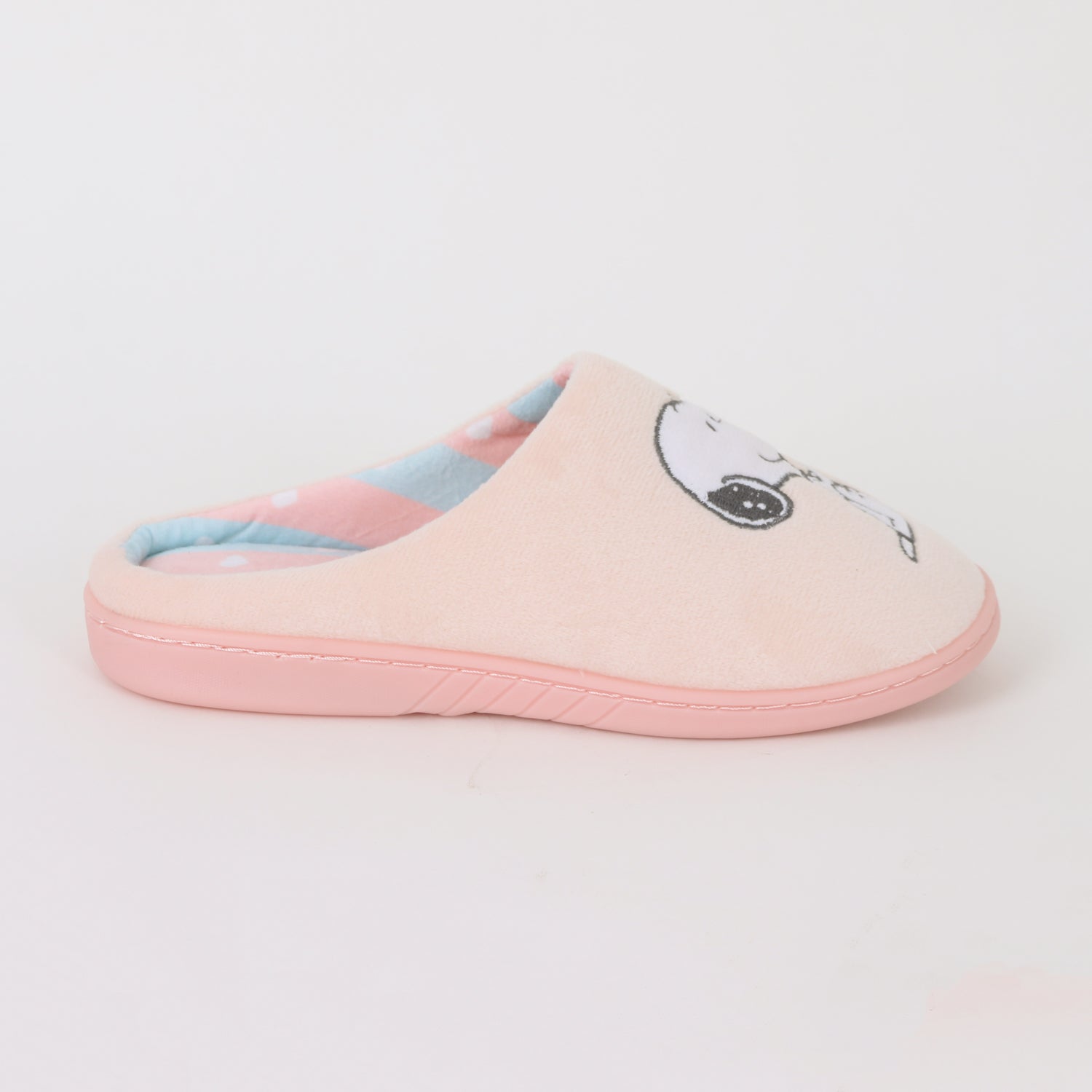 Pantufla Mujer Rosado Helado Snoopy