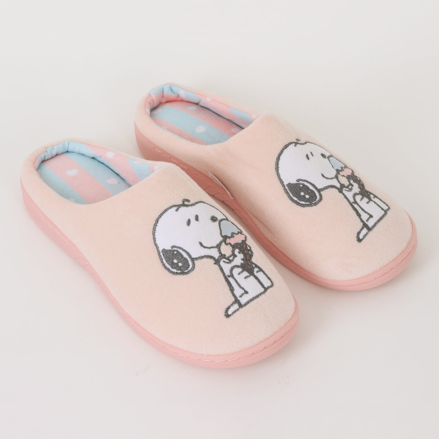 Pantufla Mujer Rosado Helado Snoopy