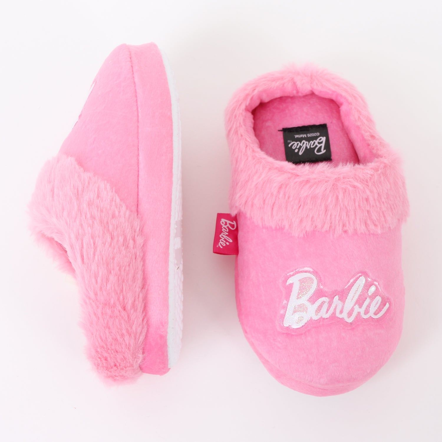 Pantufla Niña Invernal Logo Rosado Barbie - Pantuflas Chile | The Brands Club cl