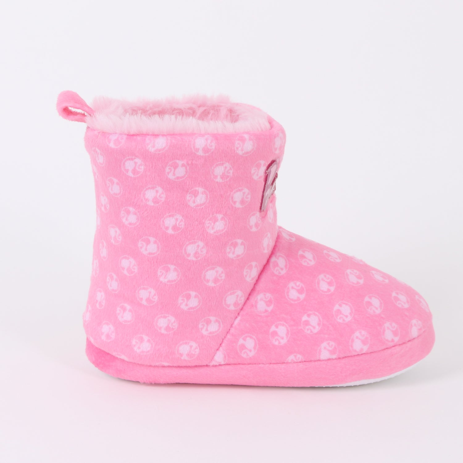 Pantufla Bota Niña Invernal Logo Print Rosado Barbie - Pantuflas Chile | The Brands Club cl