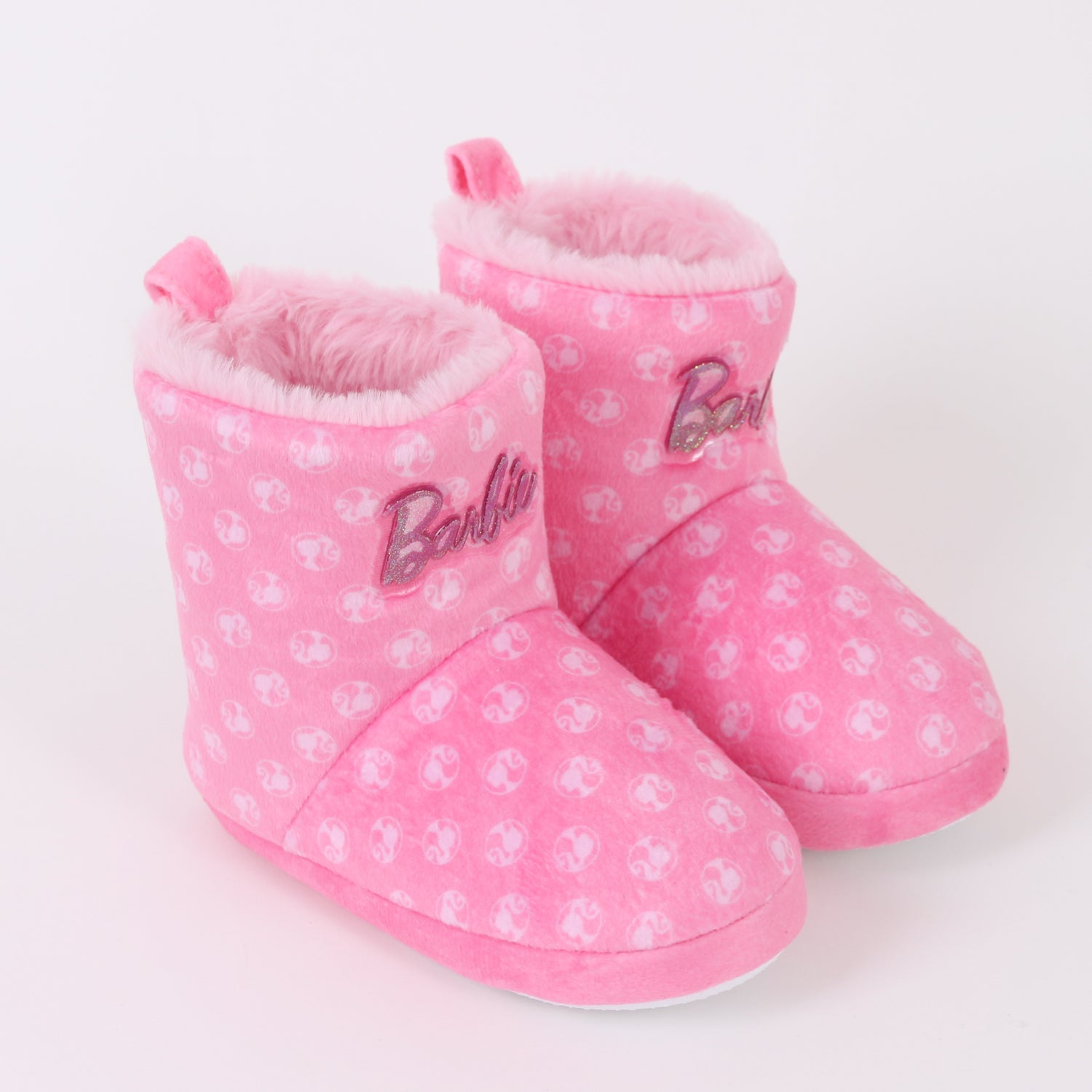 Pantufla Bota Niña Invernal Logo Print Rosado Barbie - Pantuflas Chile | The Brands Club cl