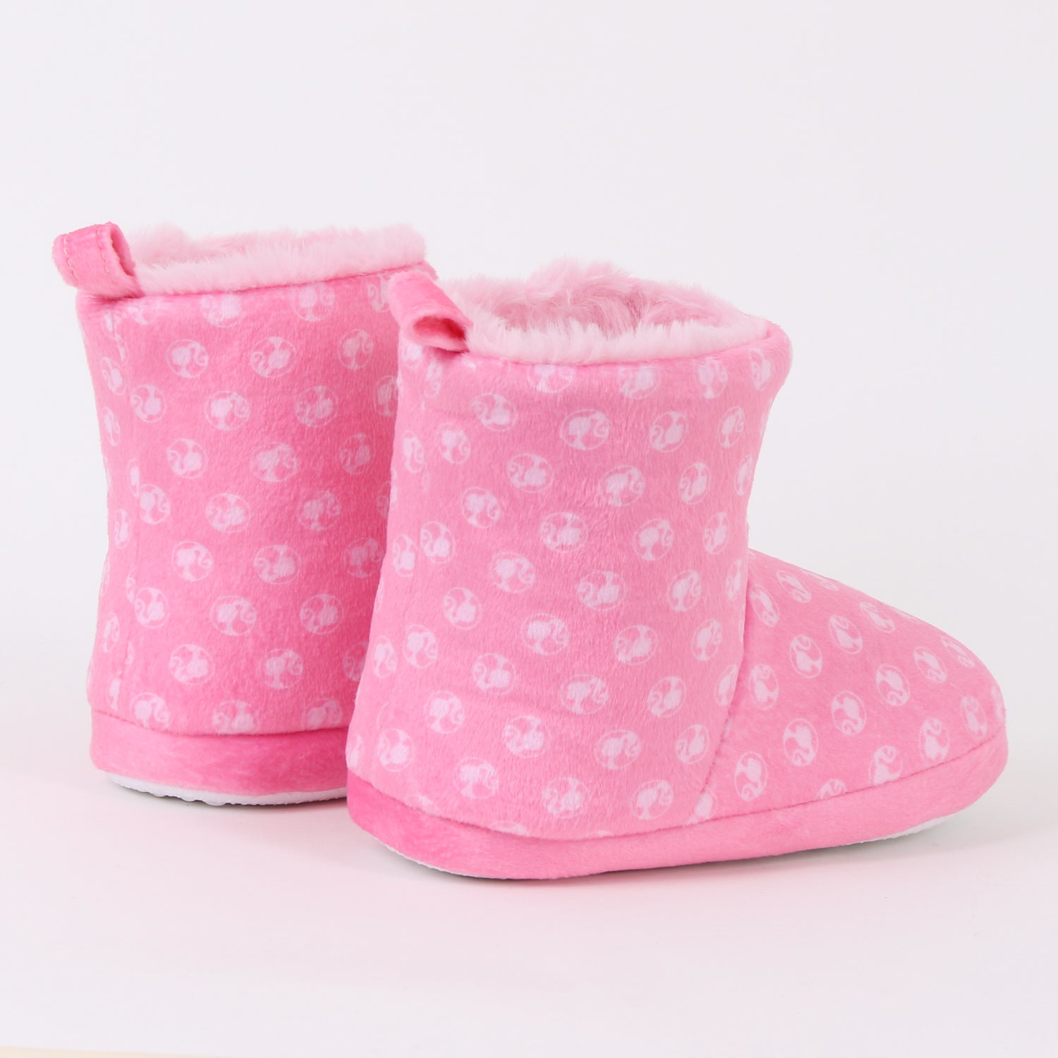 Pantufla Bota Niña Invernal Logo Print Rosado Barbie - Pantuflas Chile | The Brands Club cl