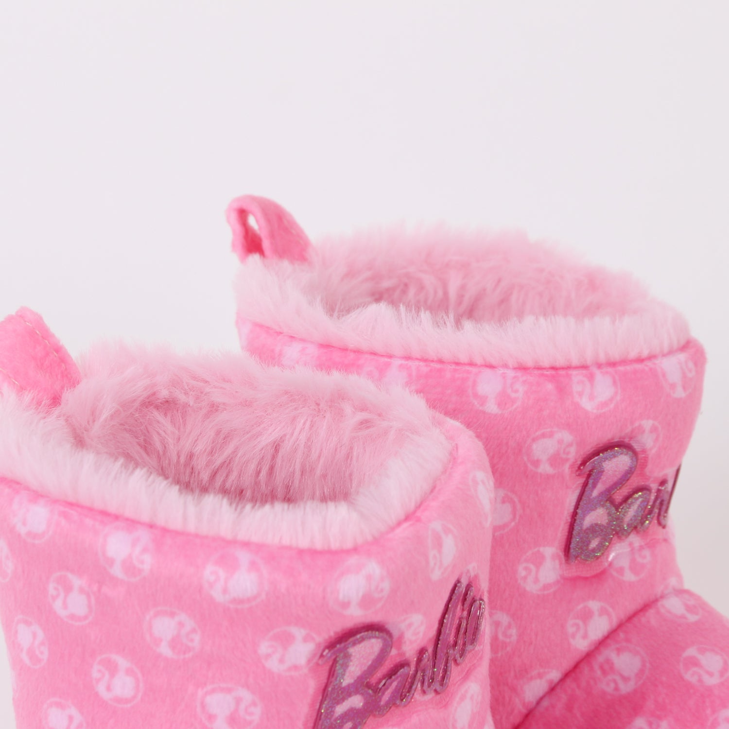 Pantufla Bota Niña Invernal Logo Print Rosado Barbie - Pantuflas Chile | The Brands Club cl