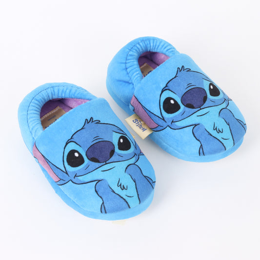 Pantufla Niña Stitch Mirando Lilo & Stitch Azul Disney - Pantuflas Chile | The Brands Club cl