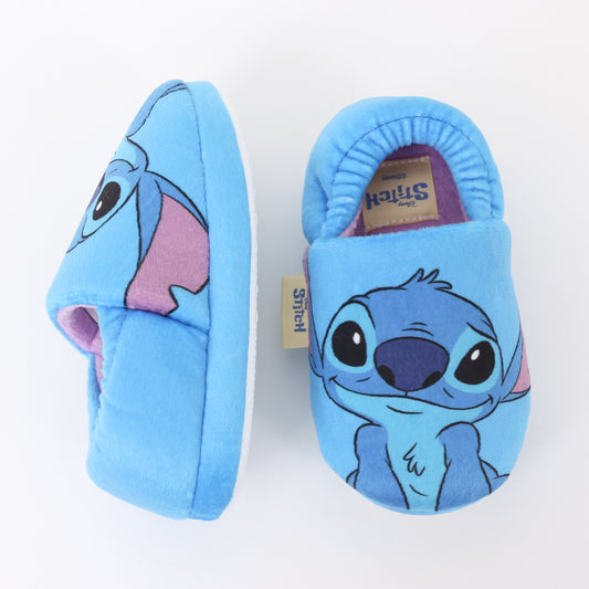 Pantufla Niña Stitch Mirando Lilo & Stitch Azul Disney - Pantuflas Chile | The Brands Club cl
