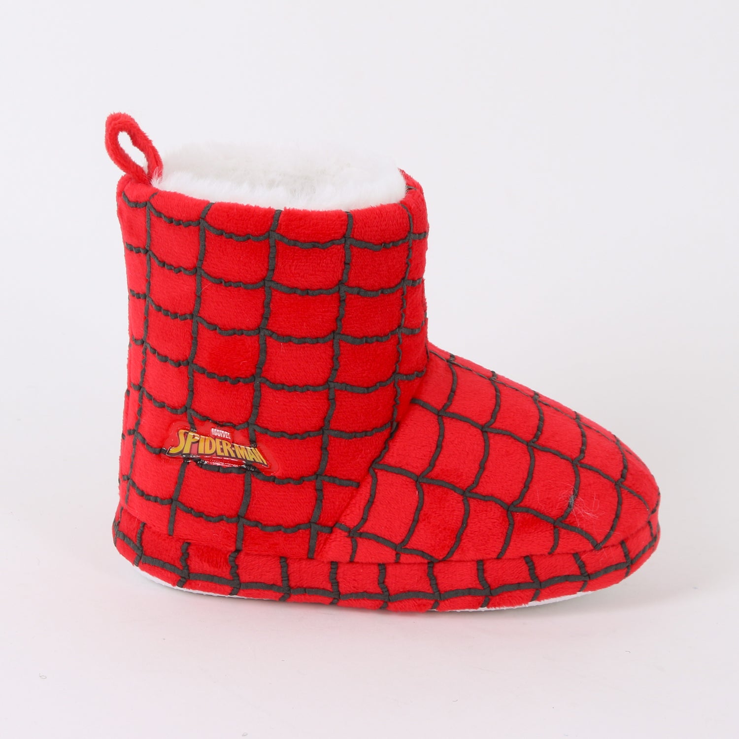 Pantufla Bota Niño Invernal Telaraña Spiderman Rojo Marvel - Pantuflas Chile | The Brands Club cl