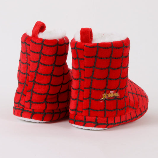Pantufla Bota Niño Invernal Telaraña Spiderman Rojo Marvel - Pantuflas Chile | The Brands Club cl