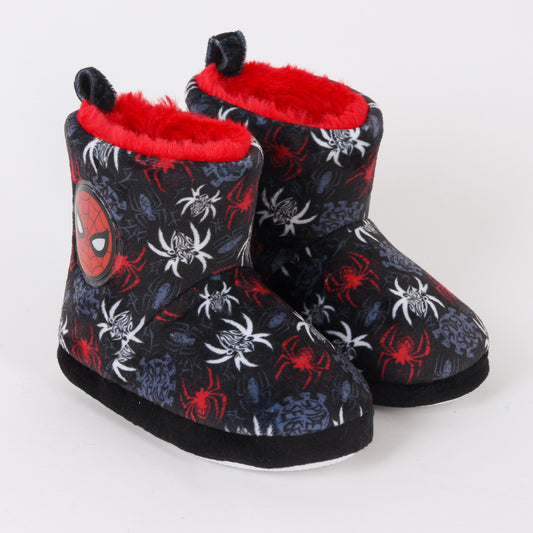 Pantufla Bota Niño Invernal Full Print Spiderman Gris Marvel - Pantuflas Chile | The Brands Club cl