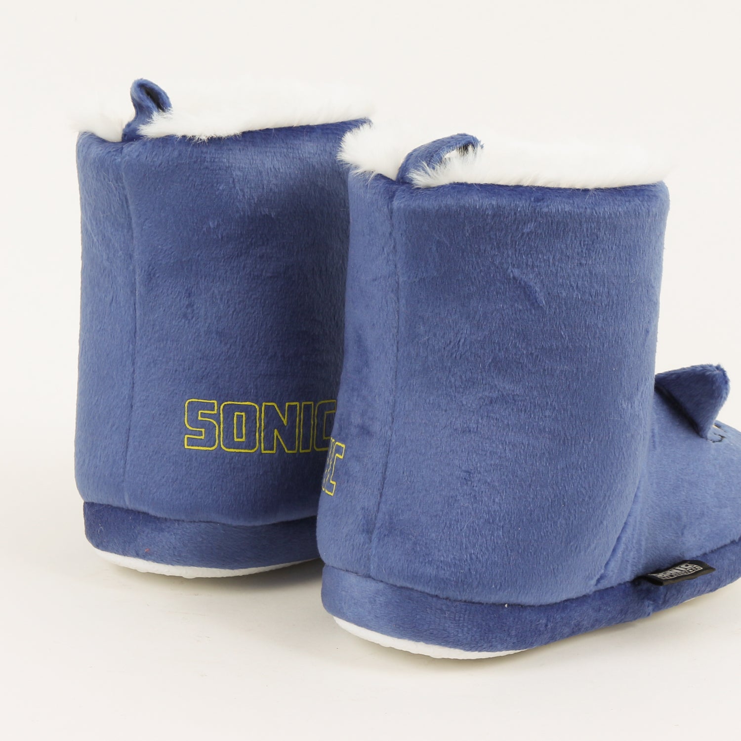Pantufla Bota Niño Invernal Orejas Azul Sonic - Pantuflas Chile | The Brands Club cl