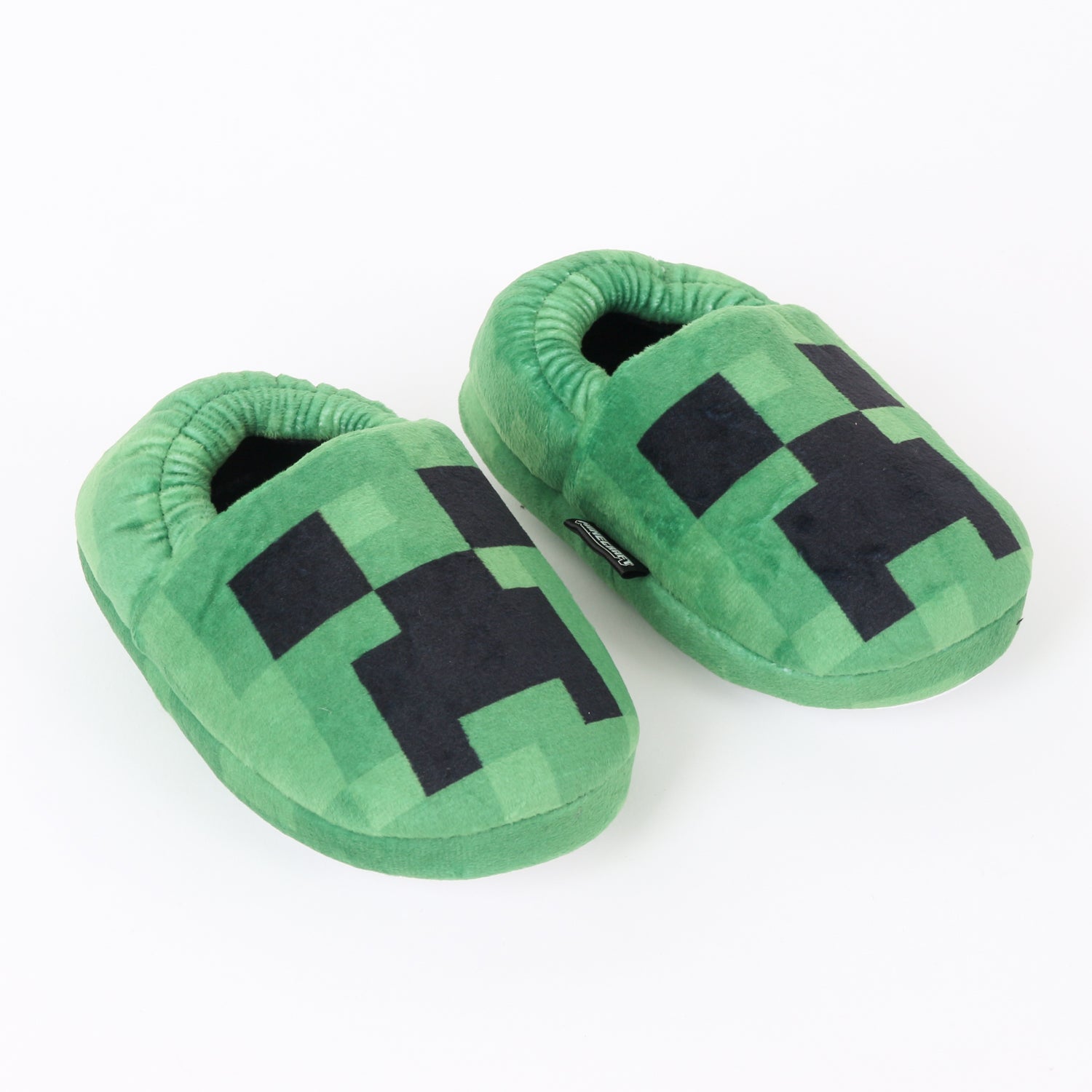 Pantufla Niño Creeper Face Verde Minecraft - Pantuflas Chile | The Brands Club cl