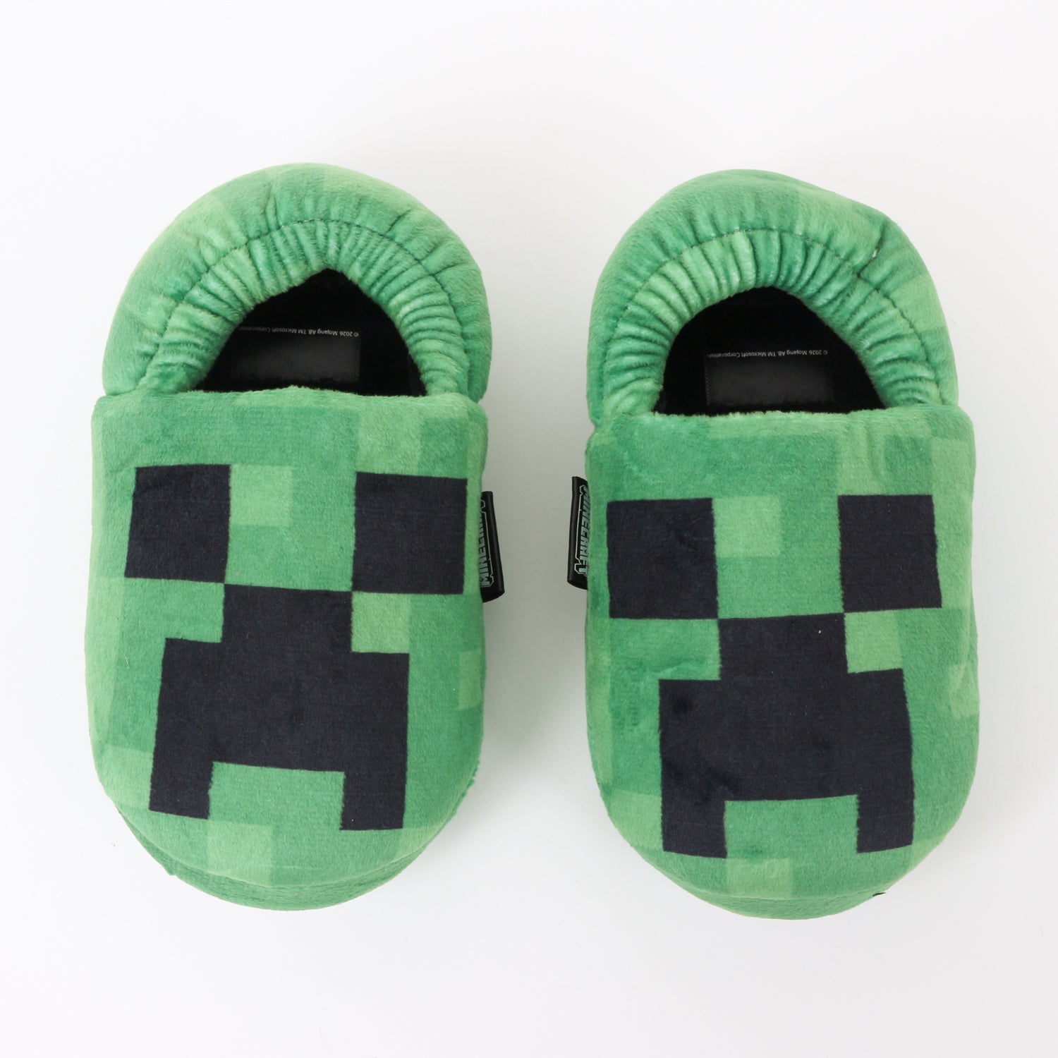 Pantufla Niño Creeper Face Verde Minecraft - Pantuflas Chile | The Brands Club cl