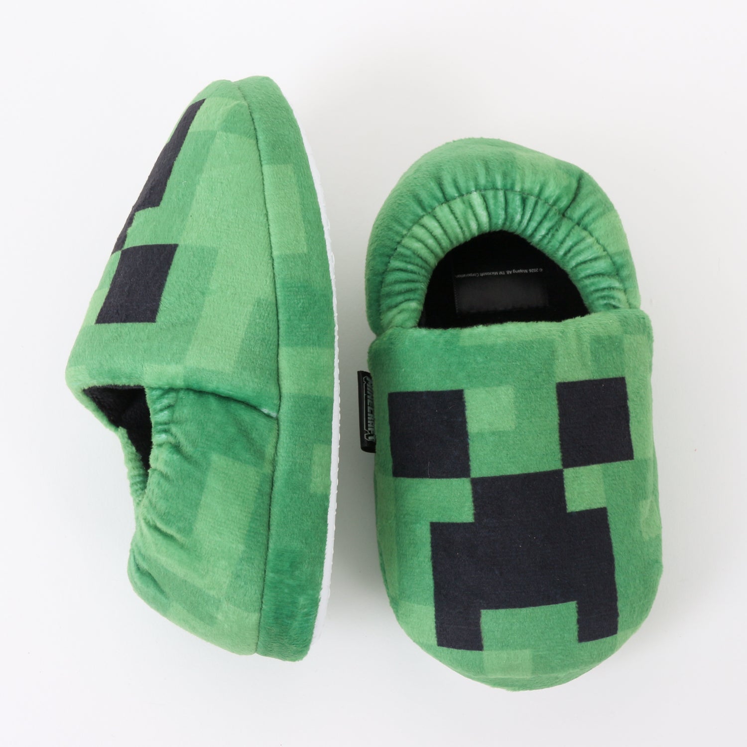 Pantufla Niño Creeper Face Verde Minecraft - Pantuflas Chile | The Brands Club cl