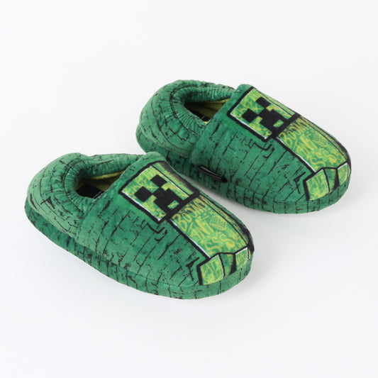 Pantufla Niño Boom TNT SSSS Creeper Verde Minecraft - Pantuflas Chile | The Brands Club cl