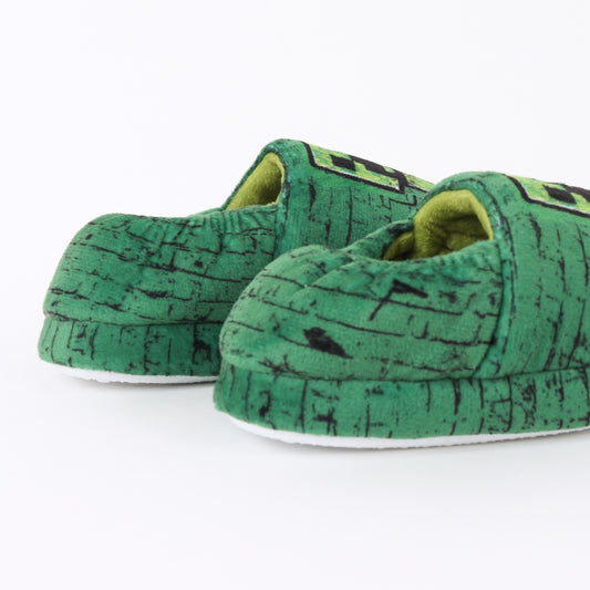 Pantufla Niño Boom TNT SSSS Creeper Verde Minecraft - Pantuflas Chile | The Brands Club cl