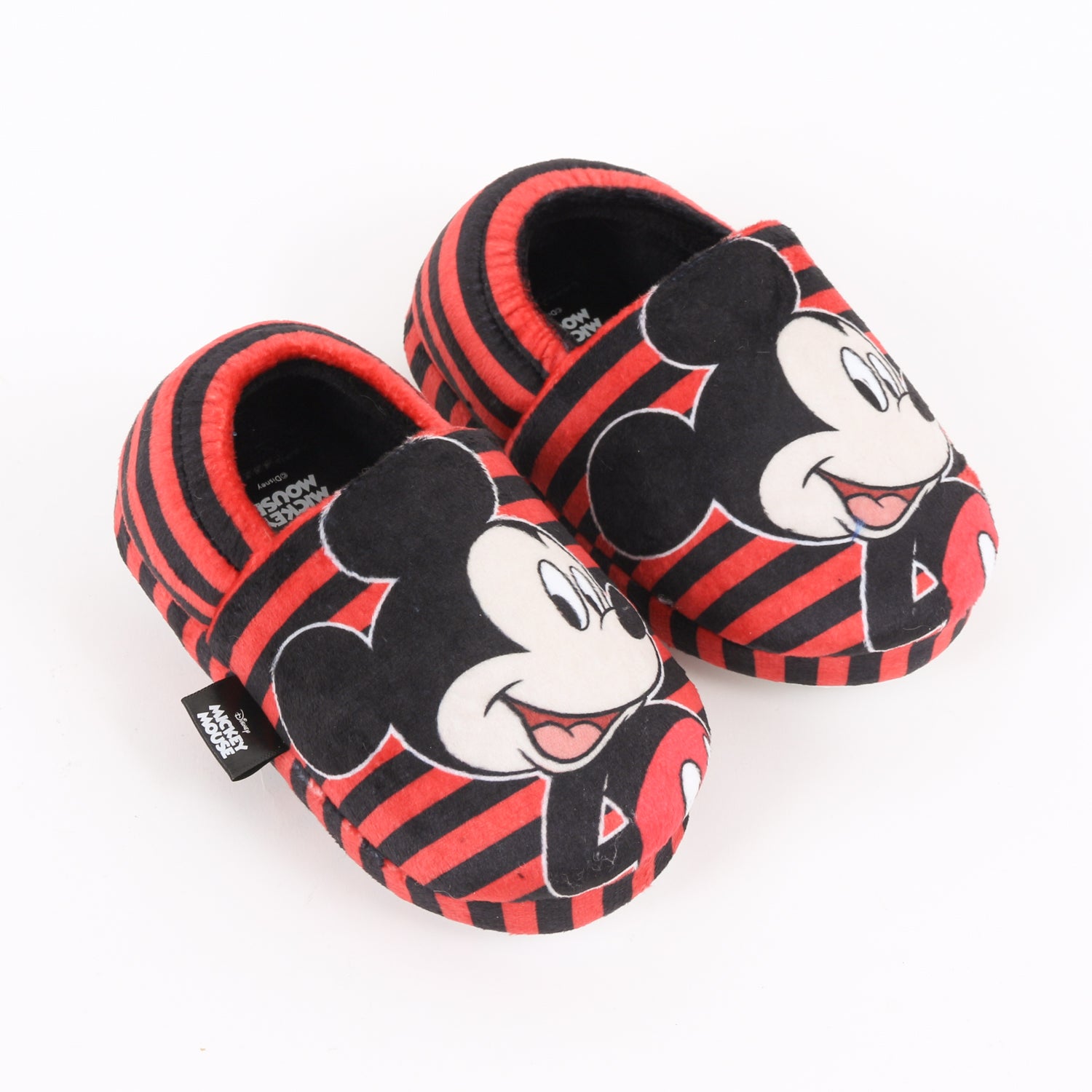 Pantufla Niño Rayas Mickey Mouse Rojo Disney - Pantuflas Chile | The Brands Club cl